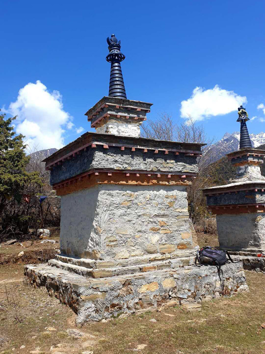 stupa during sight seen